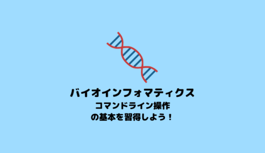 【バイオインフォマティクス】コマンドライン操作の基本【RNA-seq】
